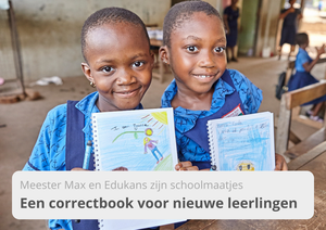 Meester Max en Edukans zijn schoolmaatjes - Een correctbook voor nieuwe leerlingen - Meester Max - online Nederlandse les