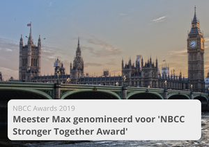 NBCC Awards 2019 - Meester Max genomineerd voor NBCC Stronger Together Award - Meester Max - online Nederlandse les