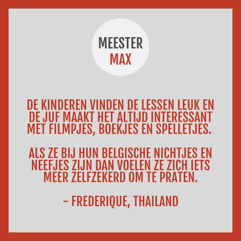 Nederlandse les online in Thailand