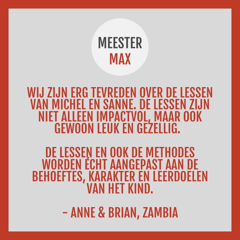 Nederlandse les in Zambia