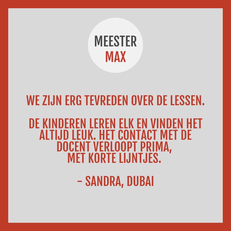 Nederlandse les online in Dubai