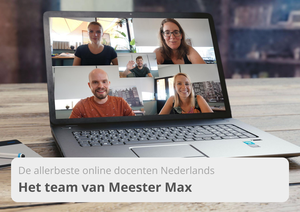 De allerbeste online docenten Nederlands - Het team van Meester Max - Meester Max - online Nederlandse les