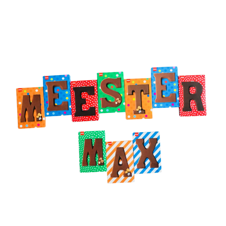 Chocoladeletters internationaal