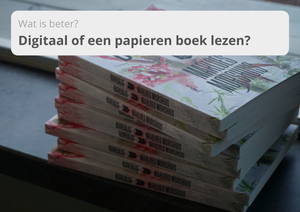 Wat is beter - Digitaal of een papieren boek lezen - Meester Max - online Nederlandse les