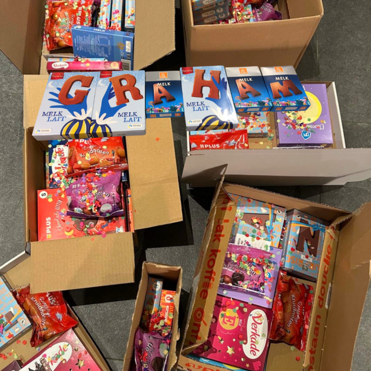 Chocolade letters - Sinterklaasquiz winnen